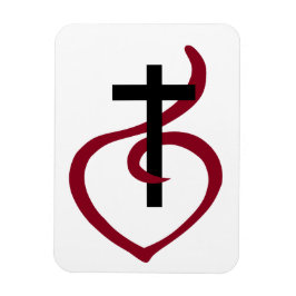 Einfaches Christliches Kreuz Magnet