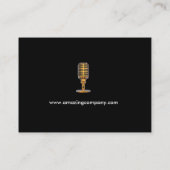 Einfaches Co-Gründer u. Gründer-Logo beruflich Visitenkarte (Rückseite)