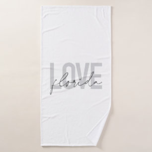 Einfaches, cool, urbanes, modernes Design von Love Badehandtuch