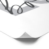 Einfaches, cooles, modernes urbanes Design der Lie Poster (Ecke)