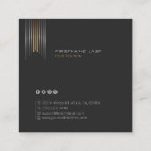 Einfaches Corporate Design mit gestalterischem Akz Treuekarte (Rückseite)