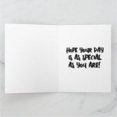 EINFACHES CUSTOM FOTO GEBURTSTAGSKARTE KARTE (Innenseite)