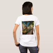 Einfaches Damen-T-Shirt T-Shirt (Schwarz voll)