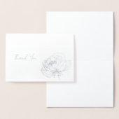 Einfaches Danke Folienkarte (Anzeige)