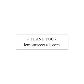 Einfaches Dankeschön an die Website selbst-inking Permastempel