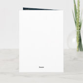 Einfaches Dankhandschrift-Skript-Hochzeitsskript-F Dankeskarte (Rückseite)