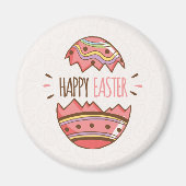 Einfaches dekoratives Ostereig | Magnet (Vorne)