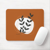 Einfaches Design Abstrakt und Natur Grün Mou Mousepad (Mit Mouse)