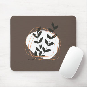 Einfaches Design Abstrakt und Natur Mousepad