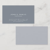 Einfaches Design Beruflich modern minimalistisch Visitenkarte (Vorne/Hinten)