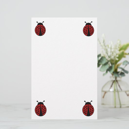 Einfaches Design Briefpapier (Stehend Vorderseite)