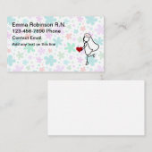 Einfaches Design der Niedlichen Krankenversicherun Visitenkarte (Vorne/Hinten)