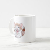 Einfaches Design des Zwei-Circle-Fotos Kaffeetasse (Vorderseite Links)