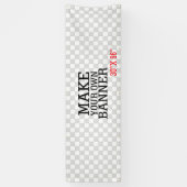 Einfaches Design Erstellen Sie Ihre eigene für ein Banner (Vertikal)