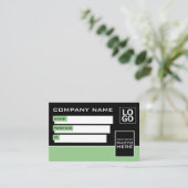 Einfaches Design, Foto-ID-Karten Visitenkarte (Stehend Vorderseite)