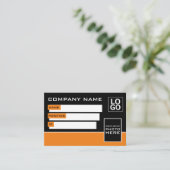 Einfaches Design, Foto-ID-Karten Visitenkarte (Stehend Vorderseite)
