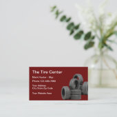 Einfaches Design für das Zentrum für Fahrzeugreife Visitenkarte (Stehend Vorderseite)