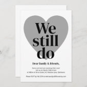 Einfaches Design für Neueinladungen Einladung (Vorne/Hinten)