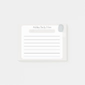 Einfaches Design für Quick Notes Post-it Klebezettel (Vorderseite)