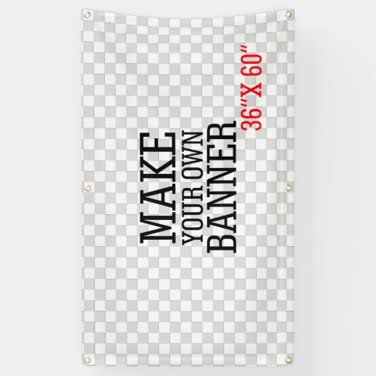 Einfaches Design Ihres eigenen Designs für einen S Banner (Vertikal)