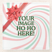 Einfaches Design in nur einem Schritt Glasuntersetzer (Vorderseite)