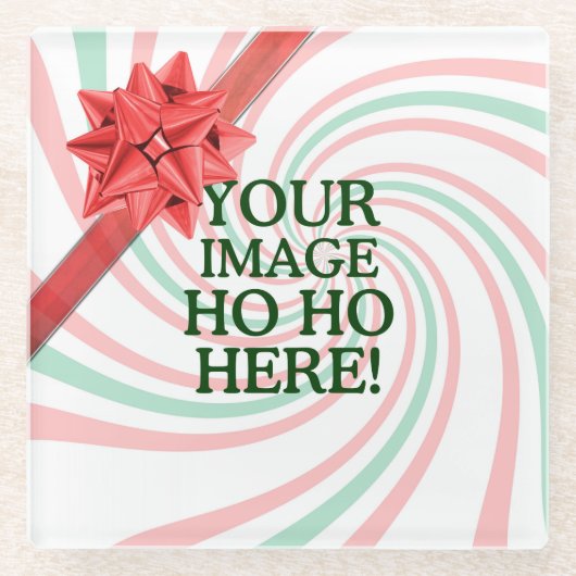 Einfaches Design in nur einem Schritt Glasuntersetzer (Vorderseite)