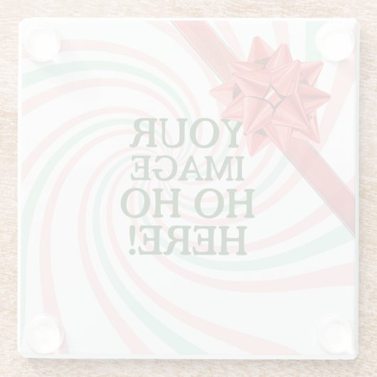 Einfaches Design in nur einem Schritt Glasuntersetzer (Rückseite)