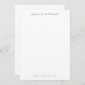 Einfaches Design, individuell angepasste Wohnung d Dankeskarte (Vorne/Hinten)