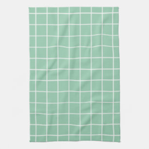 Einfaches Design Kariert Square Muster Küchentüche Handtuch