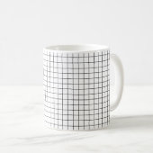 Einfaches Design Kariert Square Pattern - Tasse (VorderseiteRechts)