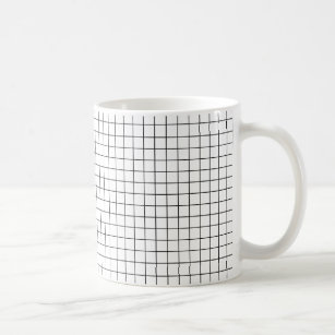 Einfaches Design Kariert Square Pattern - Tasse
