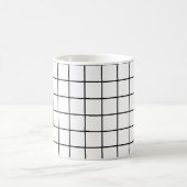Einfaches Design Kariert Square Pattern - Tasse (Mittel)