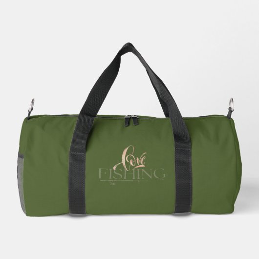 Einfaches Design | Liebe Duffle Bag (Rückseite)