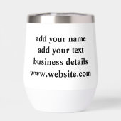einfaches Design mit Ihrem Logo-Tischorganisator (Rückseite)