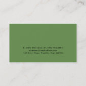 Einfaches Design, Rabattgutschein Rabattkarte (Rückseite)