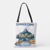 Einfaches Design Sommer Camp Tasche (Rückseite)