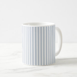Einfaches doppelseitiges Dekor in Streifen & Käfig Kaffeetasse