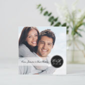 Einfaches doppeltes einladung (Stehend Vorderseite)