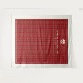 Einfaches doppeltes Glück chinesischer Hochzeitsta Wandteppich (Vorderseite (Horizontal))