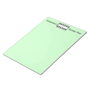 Einfaches doppeltes Sixes Notizblock