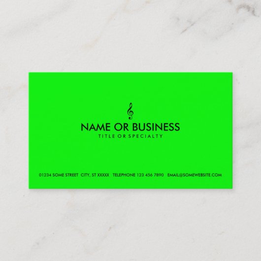 einfaches Dreieckskeil Visitenkarte (Vorderseite)