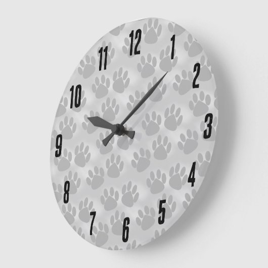 Einfaches Druckmuster Große Wanduhr (Winkel)