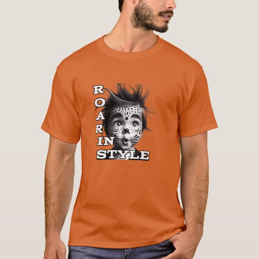 Einfaches dunkles T-Shirt (Vorderseite)