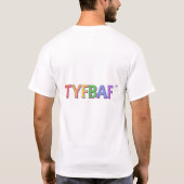 Einfaches dunkles T-Shirt (Rückseite)