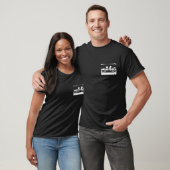 Einfaches dunkles T-Shirt (Unisex)