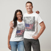 Einfaches dunkles T-Shirt – Freedom Job (Unisex)