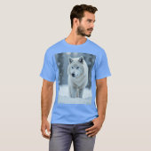 Einfaches dunkles T-Shirt für Herren (Vorne ganz)