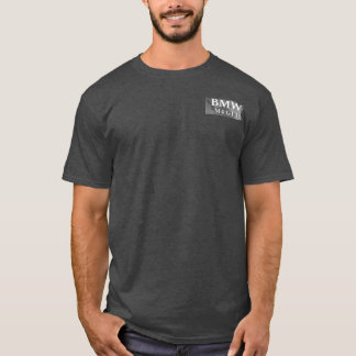 Einfaches dunkles T-Shirt mit bmw m3 Design