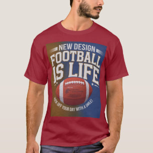 Einfaches dunkles T-Shirt mit lebendigem digitalen