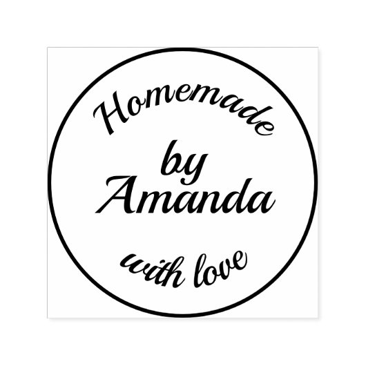 Einfaches Eigenleben mit Liebe personalisieren Typ Permastempel (Design)